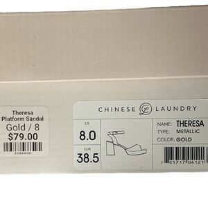 Chinese Laundry Gold Platform Shoes
